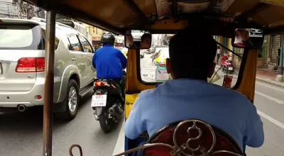 Taylandiya holiday: ika-3 araw, Bangkok center : Paglalakbay sa Tuk-tuk