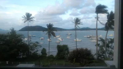 Aventura de rafting en el río Mamoni, Panamá. : Vista del canal de panama desde la habitacion.