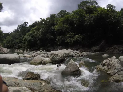White water rafting adventure on Mamoni river Panama : Outdoor adventures in Panama rainforest