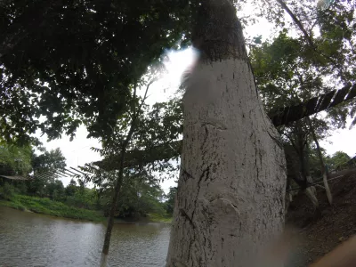 Aventura de rafting en el río Mamoni, Panamá. : Fin de la aventura en balsa de río.