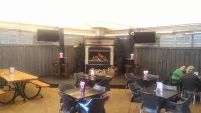 What are the best places to eat in Rotorua? : Fireplace in Pig&Whistle restaurant