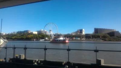 Unique and cheap things to do in Brisbane to never be bored in Brisbane! : Free public boat transportation arriving at the pier
