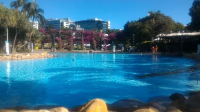 Cose uniche ed economiche da fare a Brisbane per non annoiare mai a Brisbane! : SouthBank piscina e spiaggia libera