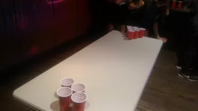 Unique and cheap things to do in Brisbane to never be bored in Brisbane! : Beer pong at DownUnderBar&Grill