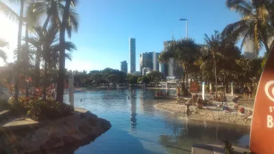 Unique and cheap things to do in Brisbane to never be bored in Brisbane! : Beach day in the heart of the city