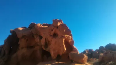 A day tour at valley of fire state park in เนวาดา : หินช้าง