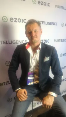 Ezoic Pubtelligence event in Google headquarters NYC : Interview by Ezoic for their video