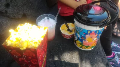 How is a one day visit at Disney's Magic Kingdom? : Ice cream and pop corn
