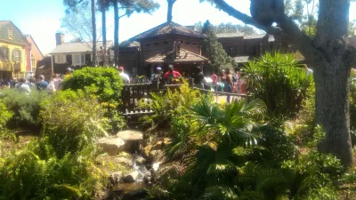 Como é uma visita de um dia no Magic Kingdom da Disney? : Um pouco da natureza dentro do parque