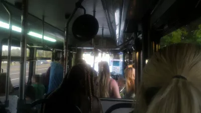 Como é um dia no Universal Studios Orlando? : No ônibus de volta ao hotel Park Inn by Radisson