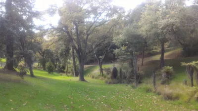 En tur i Western Park Auckland i Ponsonby : Tropisk have i hjertet af parken