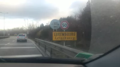 Svetový deň turné: Mesto Luxemburg : Príchod do Luxemburska by car