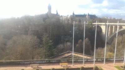 World tour day one: Luxembourg City : Luxembourg fortifications view